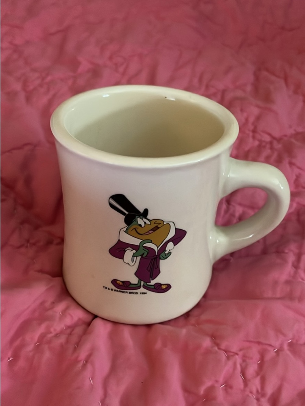 Warner Bros. White Ceramic Mug with Colorful Character Art MJ frog